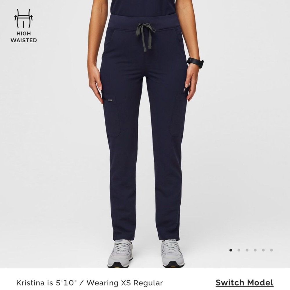 High waisted Yola Skinny Scrub Pants